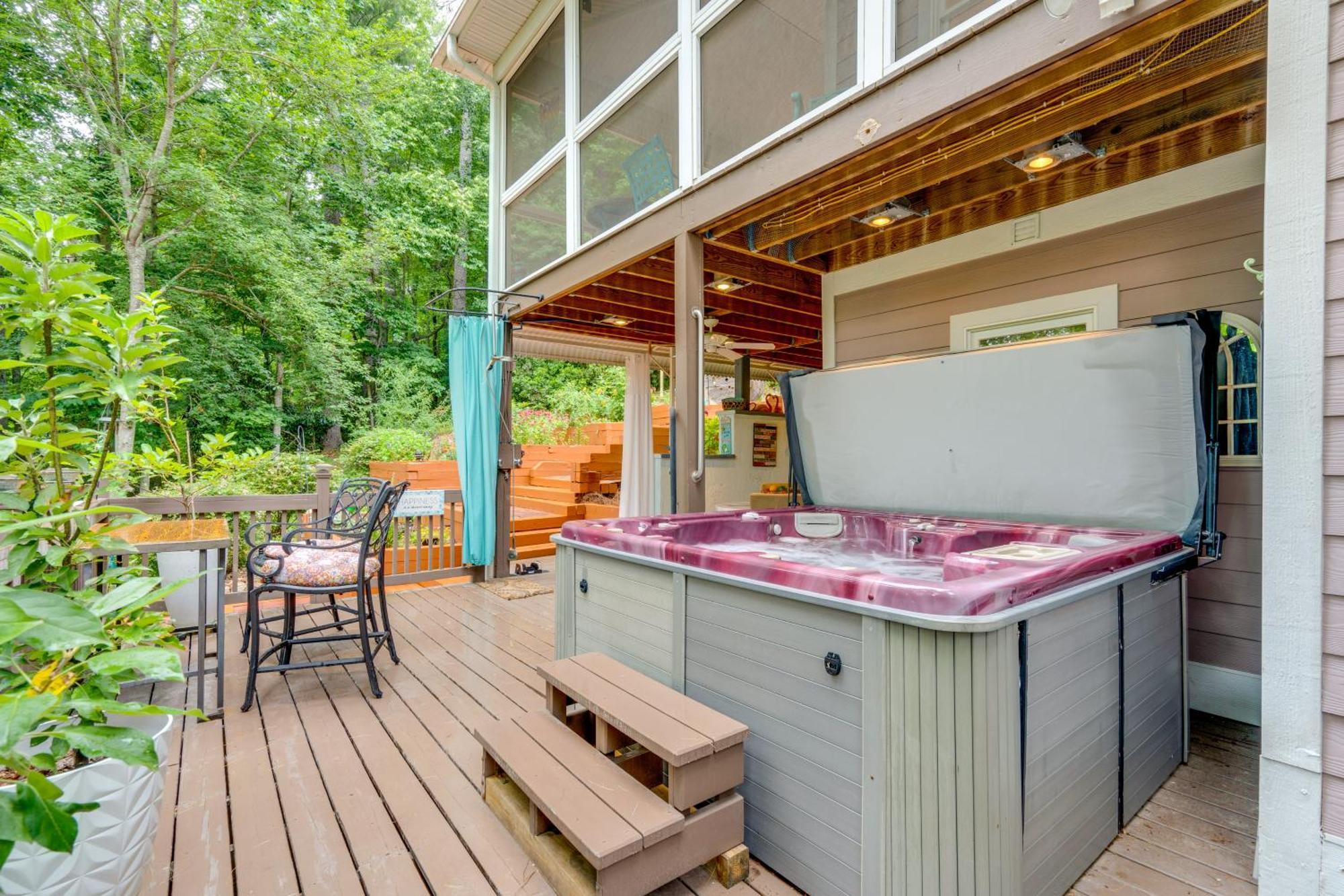 Creekside Hendersonville Haven Hot Tub And Fire Pit Zewnętrze zdjęcie